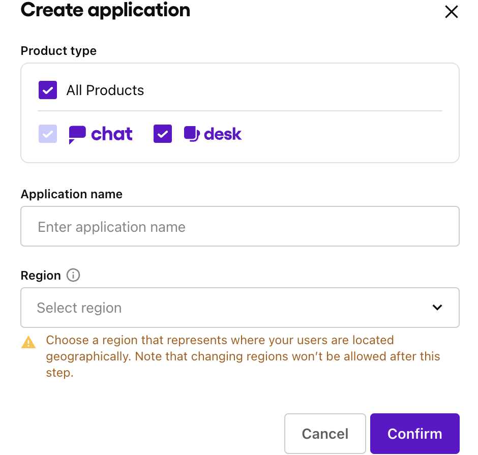 Create application window