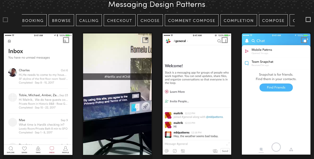 Blog Mobile Patterns messaging design patterns